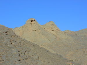 View on the Kess-Kess mud mounds at the Hamar Laghdad.